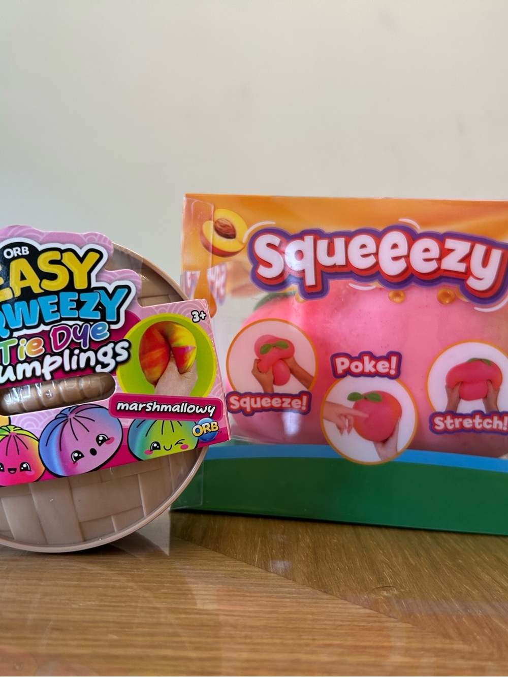 Orb Tie Dye Dumpling and Squeeezy Peach Bundle